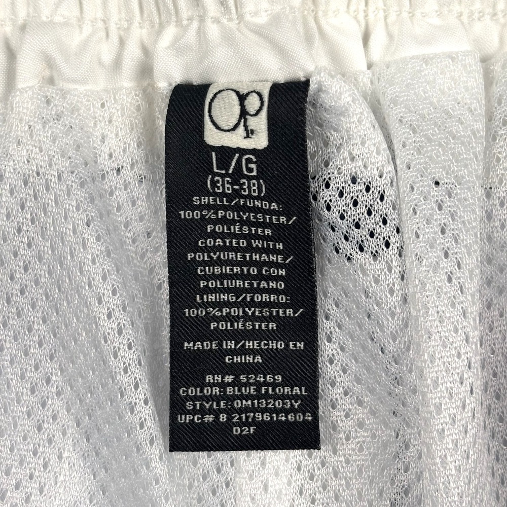 Y2K Ocean Pacific OP Men's L 36/38 Blue Swim Trunks Board Shorts Surfer-NEW - Picture 4 of 15